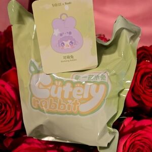 Cute Purple Yooki Cutely Rabbit Plushy Keychain- Confirmed